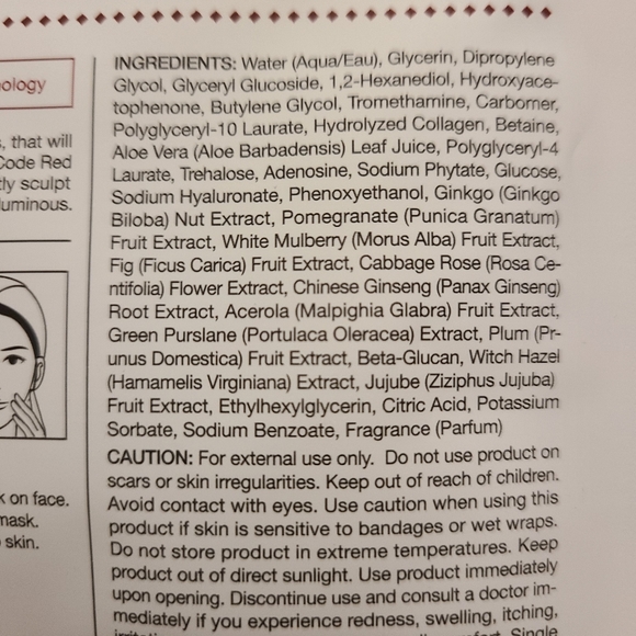 NIP-FACE Mask---***READ DESCRIPTION****MEDI-HEAL CodeRed Masquerade Face Mask - Picture 5 of 7